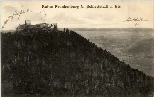 Ruine Frankenburg bei Schlettstadt -58824