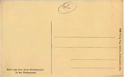 Riquewihr - Reichenweier - Neutorgasse -59440