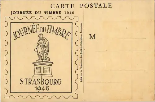 Strasbourg - Journee du Timbre 1946 -59110