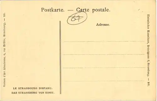 Strasbourg - Porte Nationale 1865 -59262