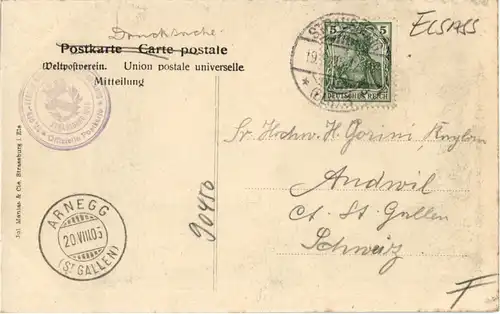 Strasbourg - 52. Generalversammlung der Katholiken Deutschlands 1905 -58964