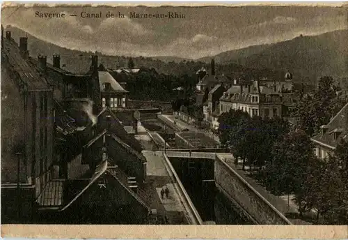 Saverne - Canal de la Marne au Rhin -58594