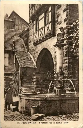 Riquewihr - Reichenweier - Fontaine de la Sinne -59402