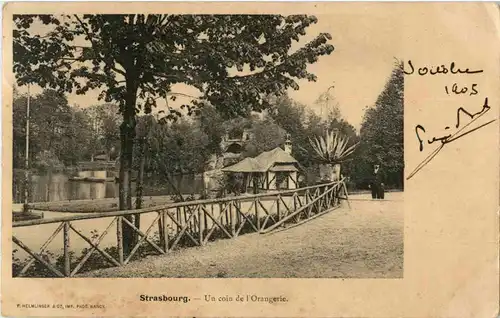 Strasbourg - Un coin d Orangerie -58916
