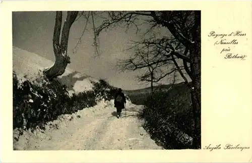 Neuviller pres Rothau - Paysage d Hiver -59324