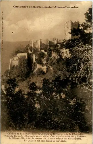 Rappoltsweiler - Ribeauville - Chateau de Giersberg -59484