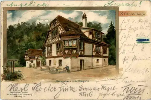 Strassburg - Bauernhaus in der Orangerie -58908