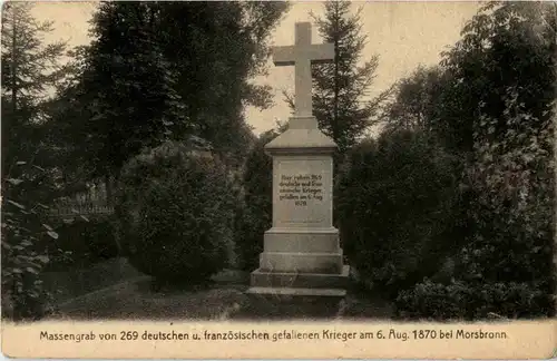 Morsbronn - Massengrab gefallener Krieger -59624