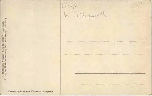 Dusenbachtal - Künstlerkarte H. Hofmann -59968