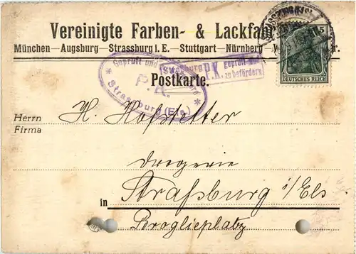 Strasbourg - Vereinigte Farben & Lackfabrik -58898