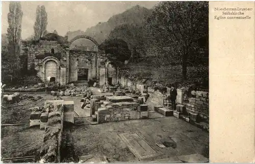 Niedermünster - Ruine der Klosterkirche -59742