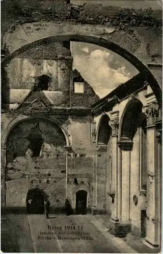 Inneres der zerstörten Kirche von Reiningen -59338