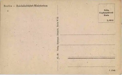 Berlin - Reichsluftfahrt Ministerium -60850