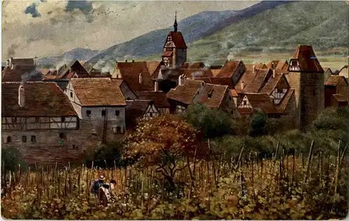 Reichenweier - Künstlerkarte H. Hofmann -59966