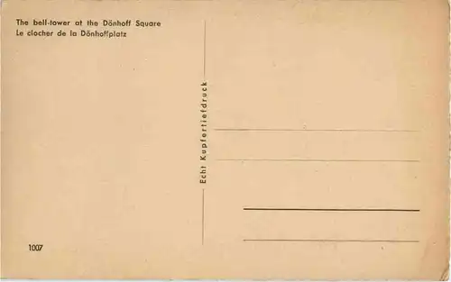 Berlin - Glockenturm auf dem Dönhoffplatz -60860