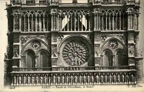 Paris - Facade de Notre Dame -60286
