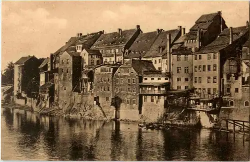 Görlitz - alte Häuser am Neisseufer -61426