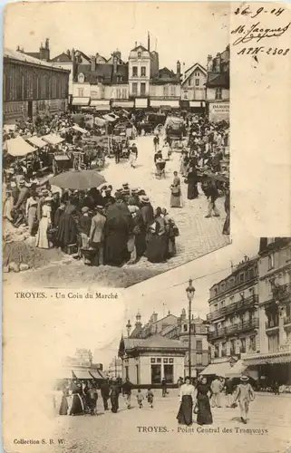 Troyes - Un coin du Marche -60728