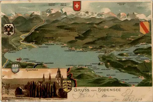 Konstanz - Gruss vom Bodensee -61020