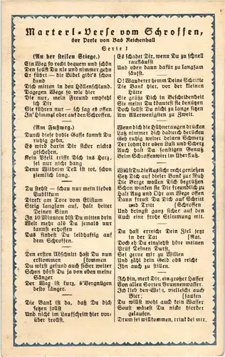 Bad Reichenhall - Marterl Verse vom Schroffen -61080