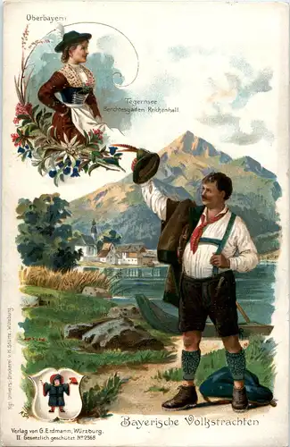 Tegernsee - Berchtesgaden - Litho -61100