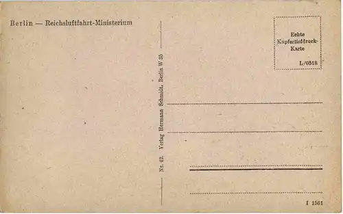 Berlin - Reichsluftfahrt Ministerium -60848