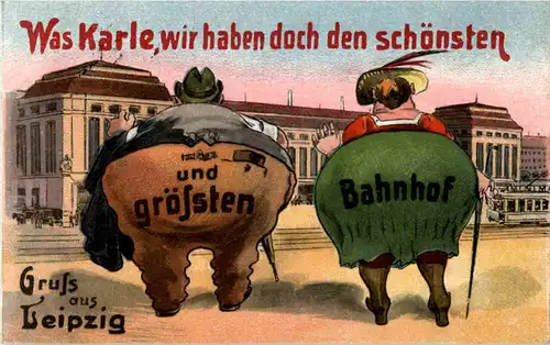 Gruss aus Leipzig - Humor -61868