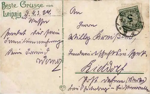 Gruss aus Leipzig - Humor -61868