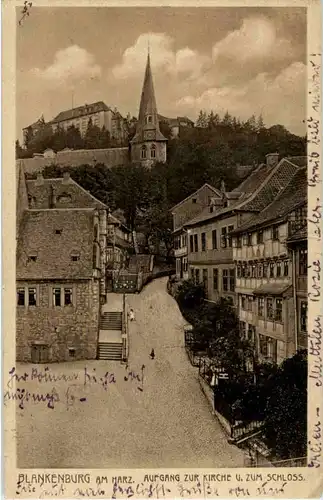 Blankenburg am Harz - Aufgang zur Kirche -61164