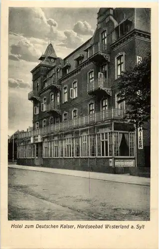 Westerland auf Sylt - Hotel zum Deutschen Kaiser -61890