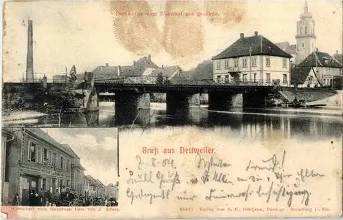 Gruss aus Dettweiler im Elsass -63794