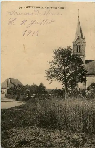 Guewenheim - Entree du Village -64012