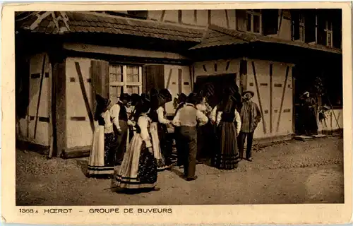 Hoerdt - Groupe de Buveurs -64292