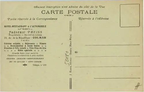 Colmar - Restaurant l Automobile -63448
