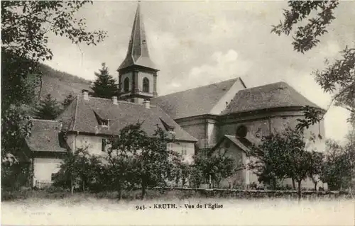 Kruth - Vue de l Eglise -64386