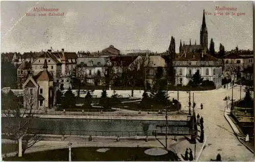 Mulhouse - Blick vom Bahnhof -64542