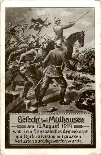 Gefecht bei Mülhausen 1914 -64692