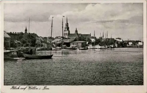 Blick auf Wollin i. Pommern -64800