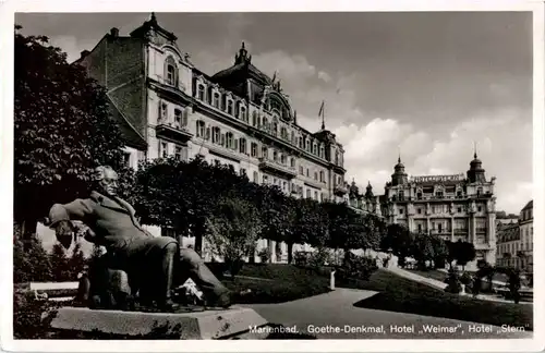 Marienbad - Goethe Denkmal -64900