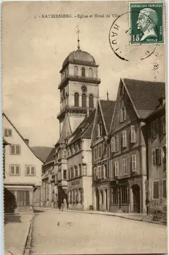 Kaysersberg - Eglise et Hotel Ville -64348