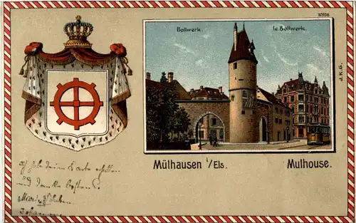 Mülhausen - Litho -64564