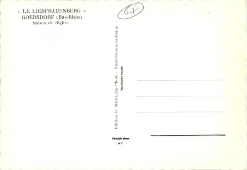 Liebfrauenberg - Goersdorf -63950