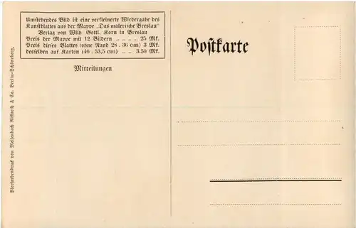 Breslau - Dominsel - Künstlerkarte Irmann -66168