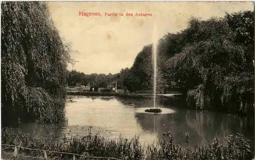 Hagenau - Partie in den Anlagen -64230