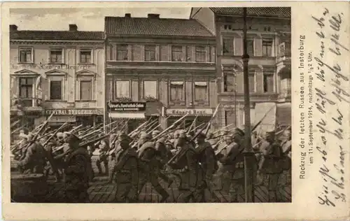 Insterburg - Rückzug der letzten Russen -66688