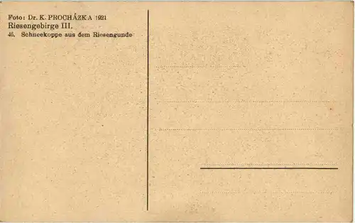 Schneekoppe aus dem Riesengebirge - Riesengebirge -66302