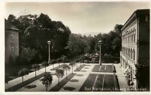 Bad Warmbrunn - Eingang zum Kurpark -65482