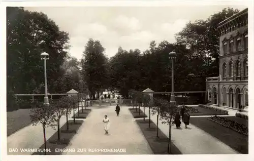 Bad Warmbrunn - Eingang zur Kurpromenade -66470