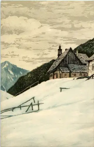 Glockenhaus im Lurtzgrund - Künstlerkarte Friedrich Iwan -65218