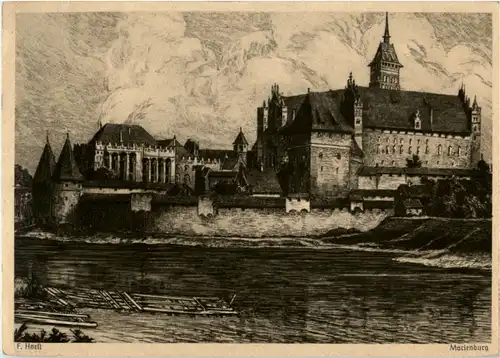 Marienburg - Künstlerkarte F. Horst -66858